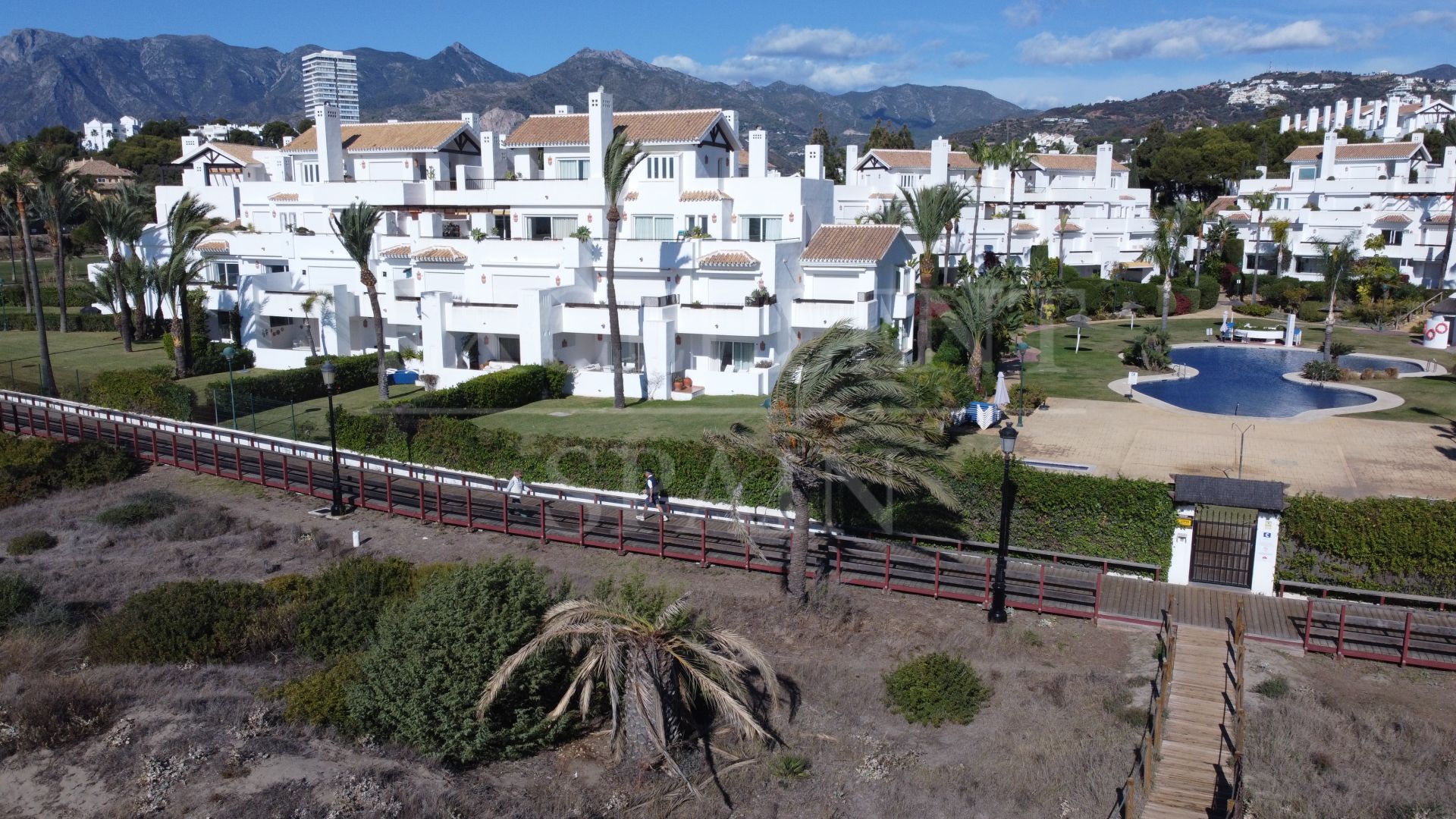 Appartement begane grond in Los Monteros Palm Beach, Marbella Oost