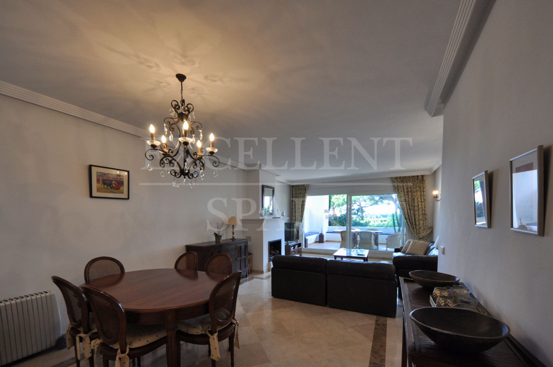 Appartement begane grond in Los Monteros Palm Beach, Marbella Oost