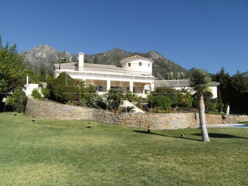 Sierra Blanca, Marbella, Costa del Sol, espectacular villa con vistas del mar a la venta