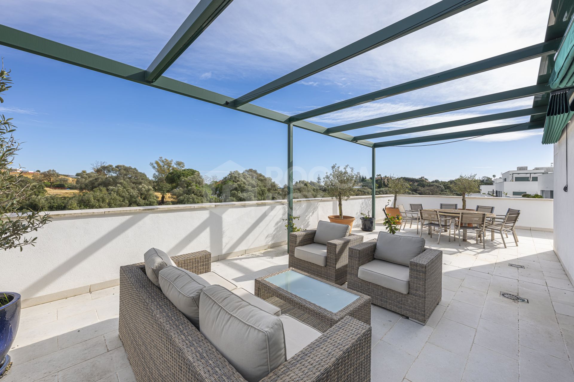 Beautiful Southwest-Facing Three-Bedroom with Two Large Terraces in La Rerserva