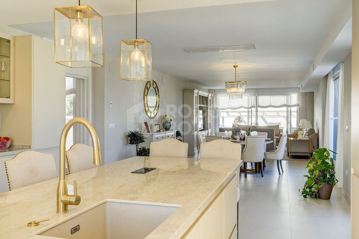 Large south-facing penthouse apartment