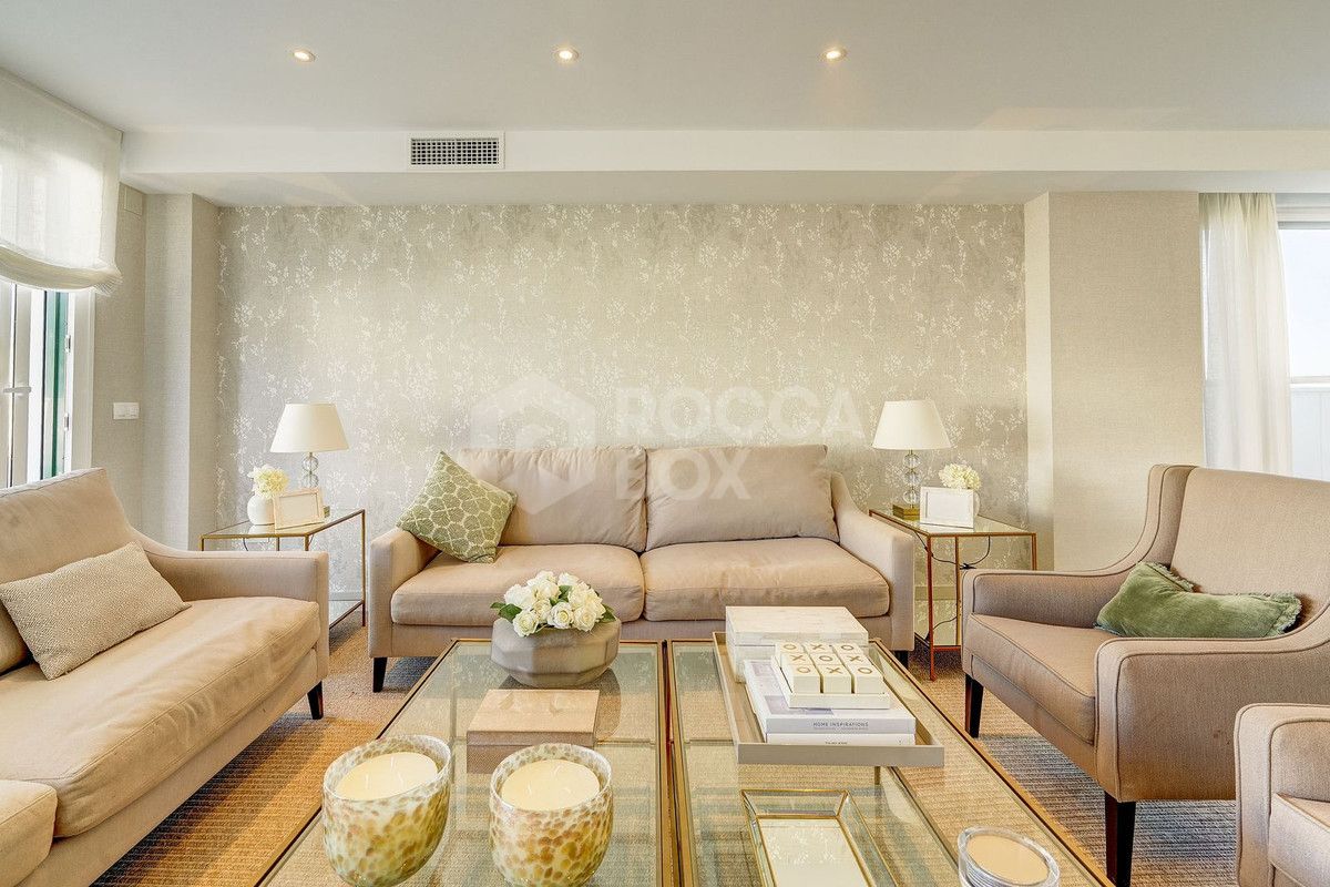 Large south-facing penthouse apartment