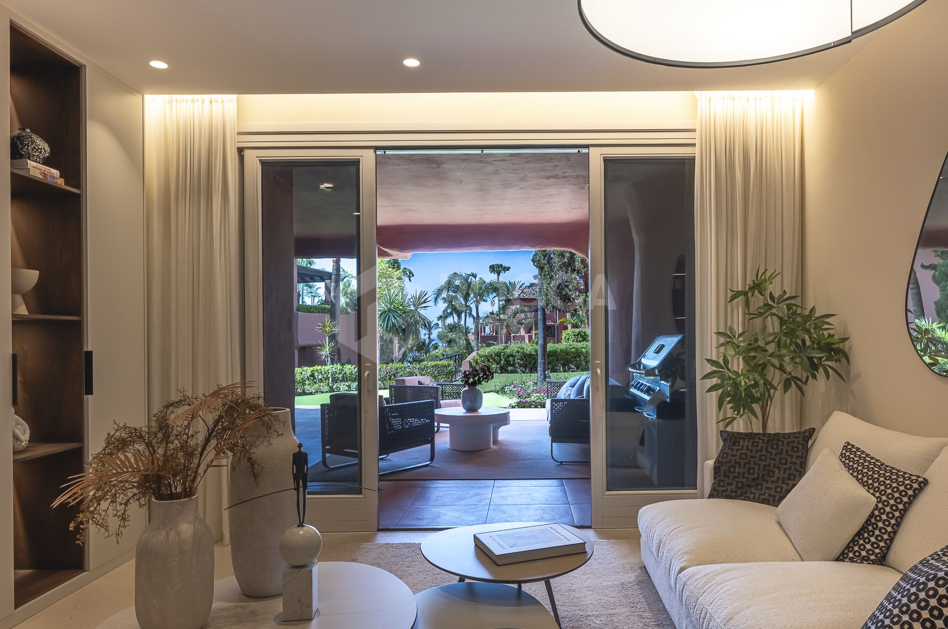 Renovated Luxury ground floor apartment in Five Star Beach Front Urbanisation Torre Bermeja Estepona