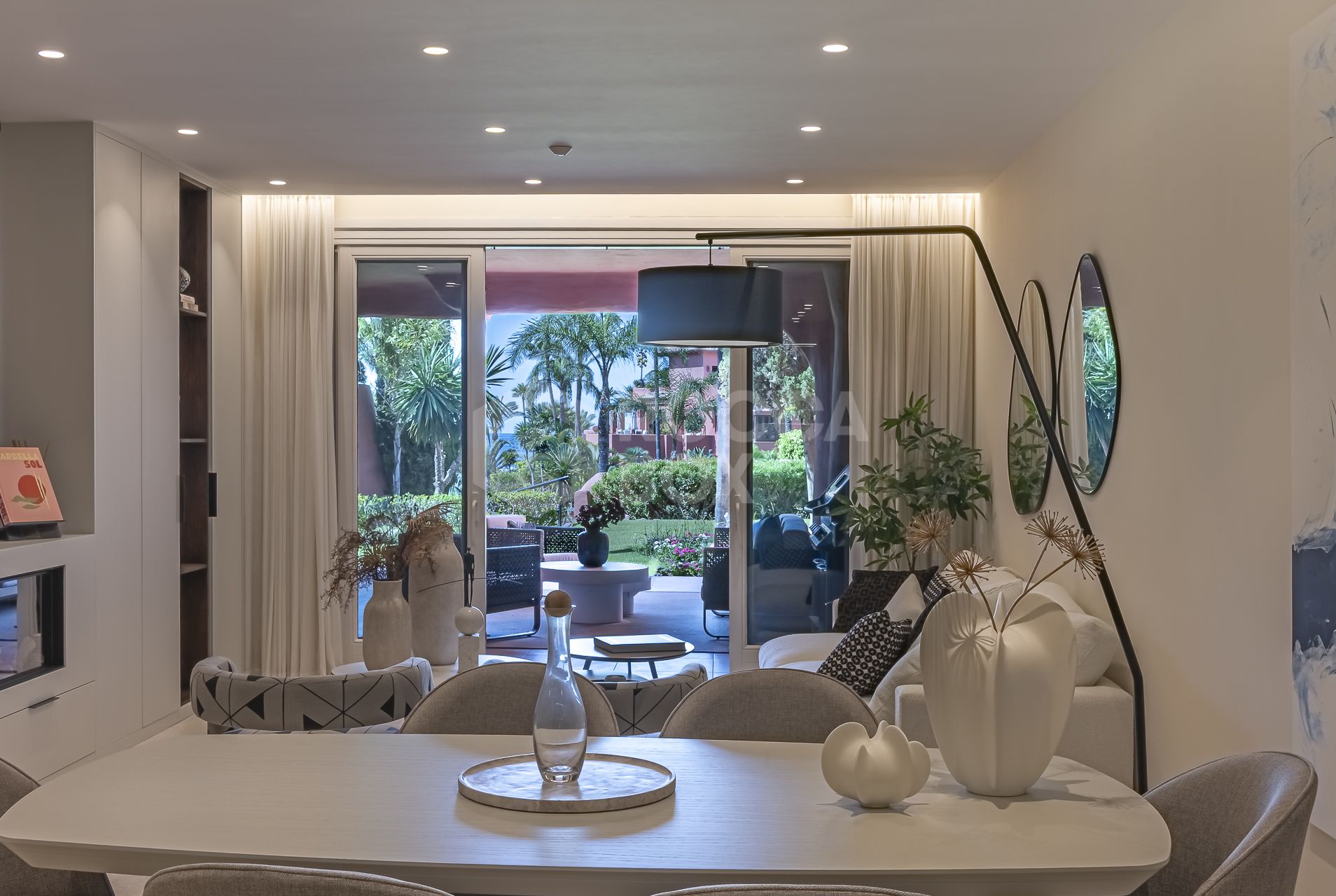 Renovated Luxury ground floor apartment in Five Star Beach Front Urbanisation Torre Bermeja Estepona