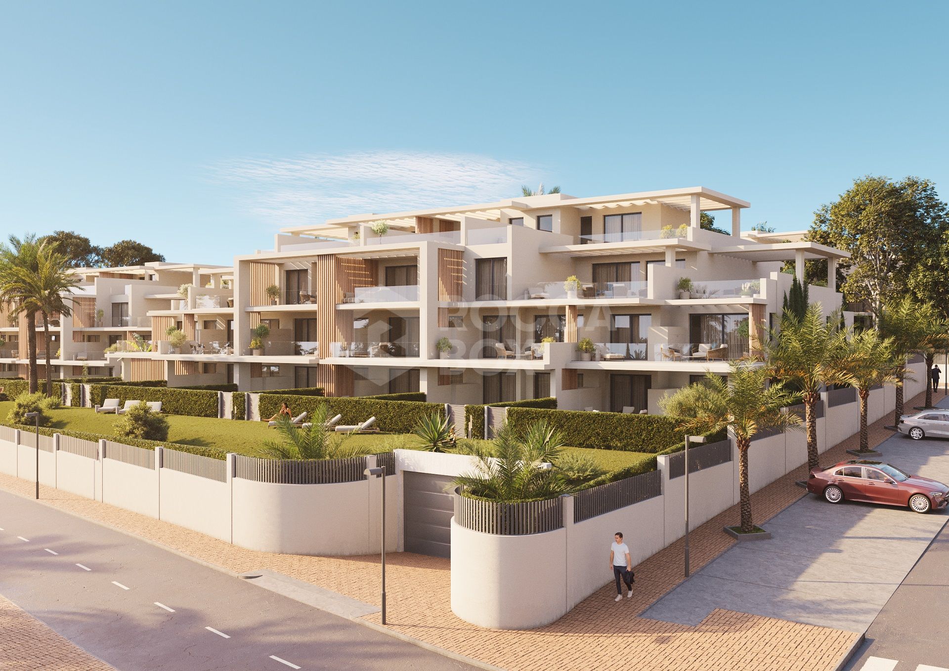 Luxury Development of Apartments & Penthouses Walking Distance to the Beach