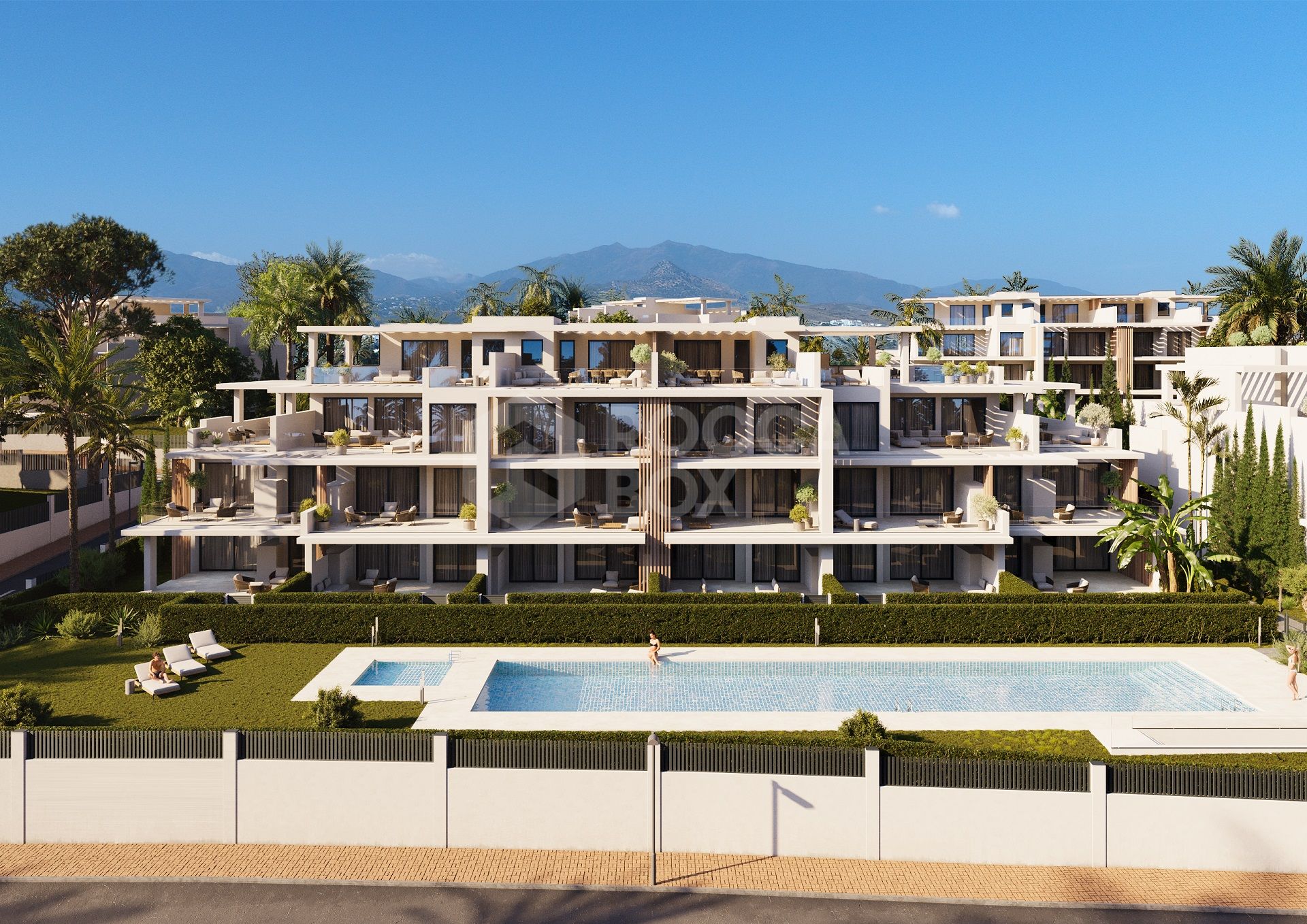 Luxury Development of Apartments & Penthouses Walking Distance to the Beach