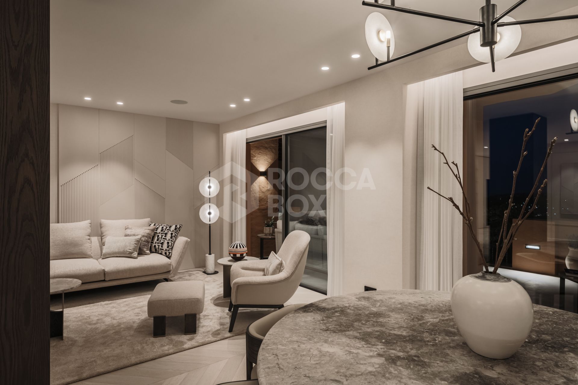 Artful 4-Bedroom Elevated Ground Floor Apartment with Panoramic Sea Views in Les Belvederes, La Cerquilla – Nueva Andalucía