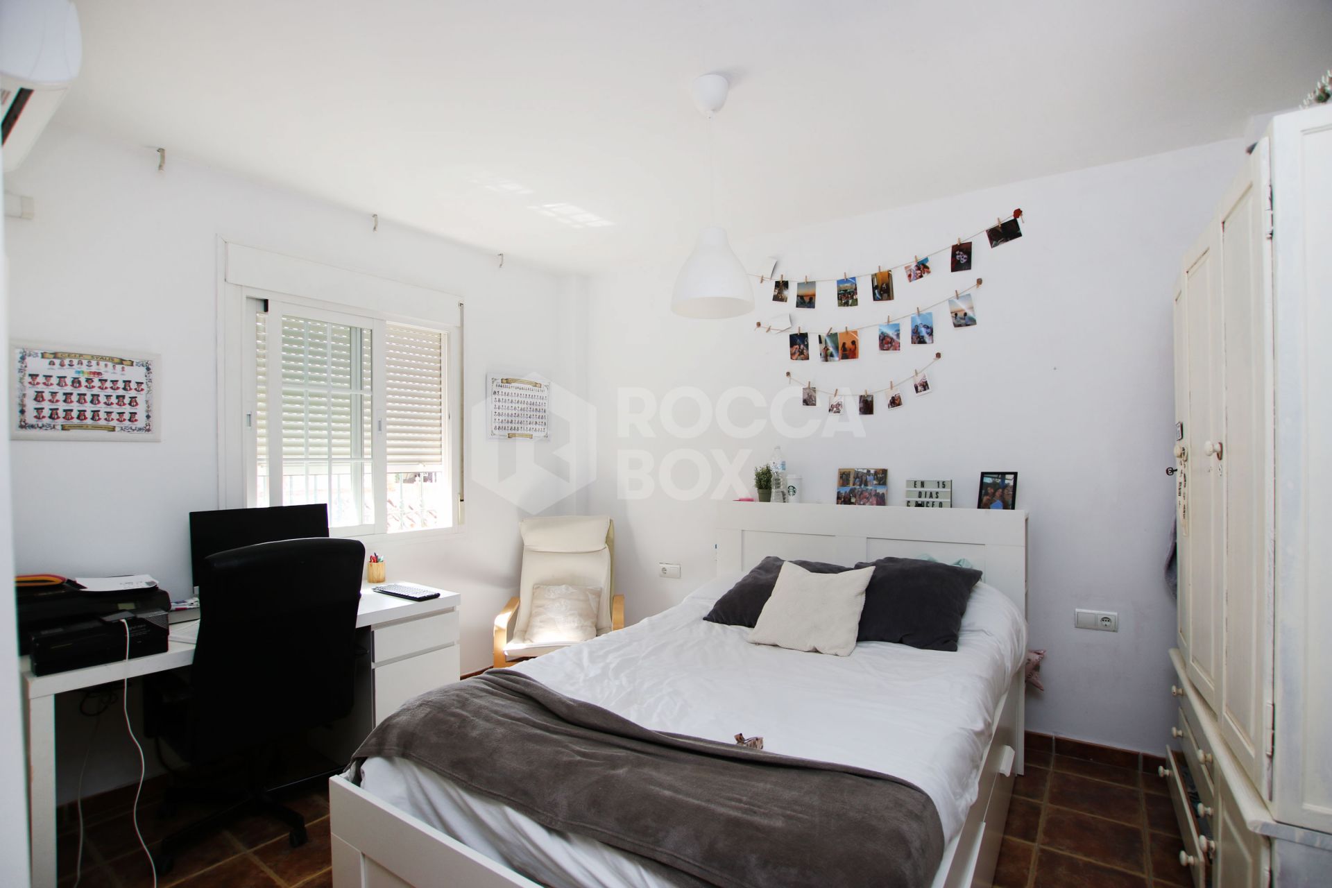 An impressive villa is for sale just a 5-minute drive from the beautiful Los Boliches beach, Mijas Costa.