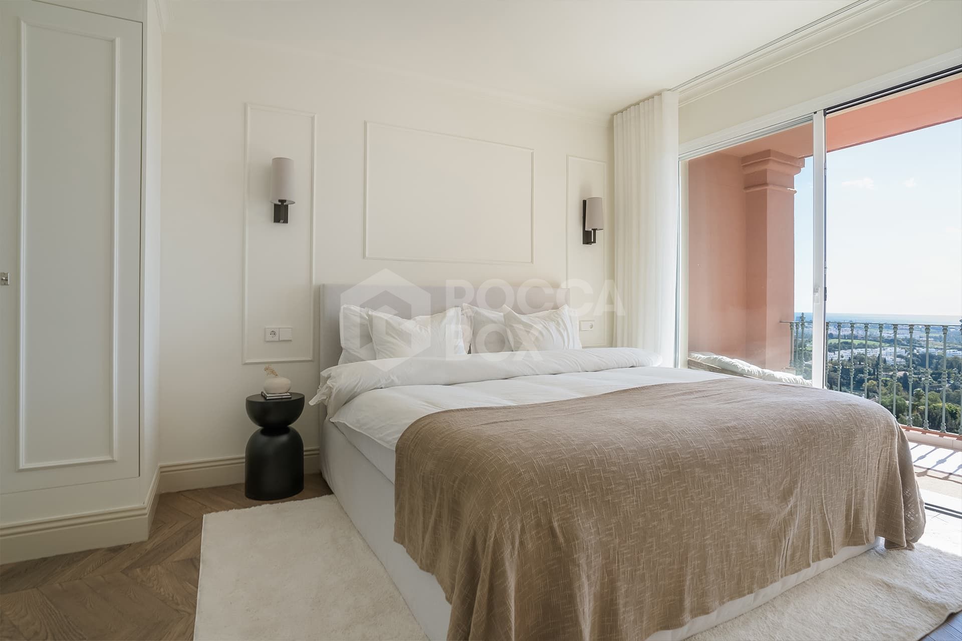 A Scandinavian style 4 bed townhouse with panoramic sea views