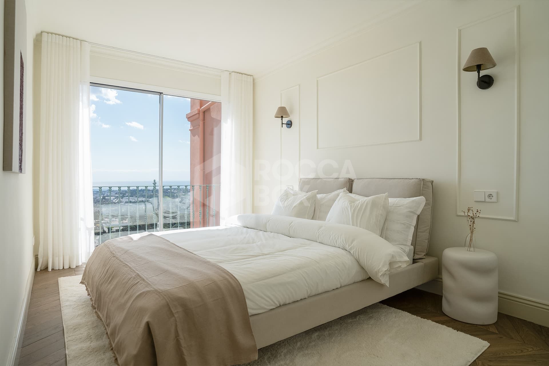 A Scandinavian style 4 bed townhouse with panoramic sea views