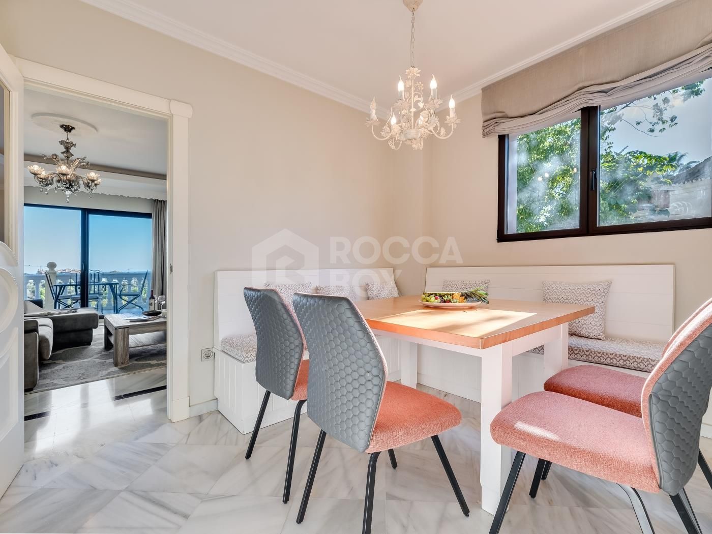 Exclusive villa for rent in Río Real, Marbella, with panoramic sea and valley views