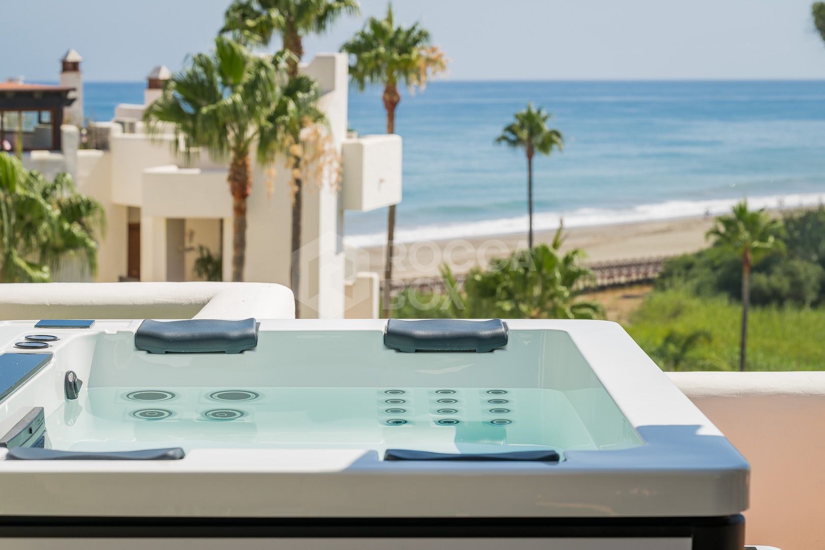 Completely renovated house with unobstructed sea views.