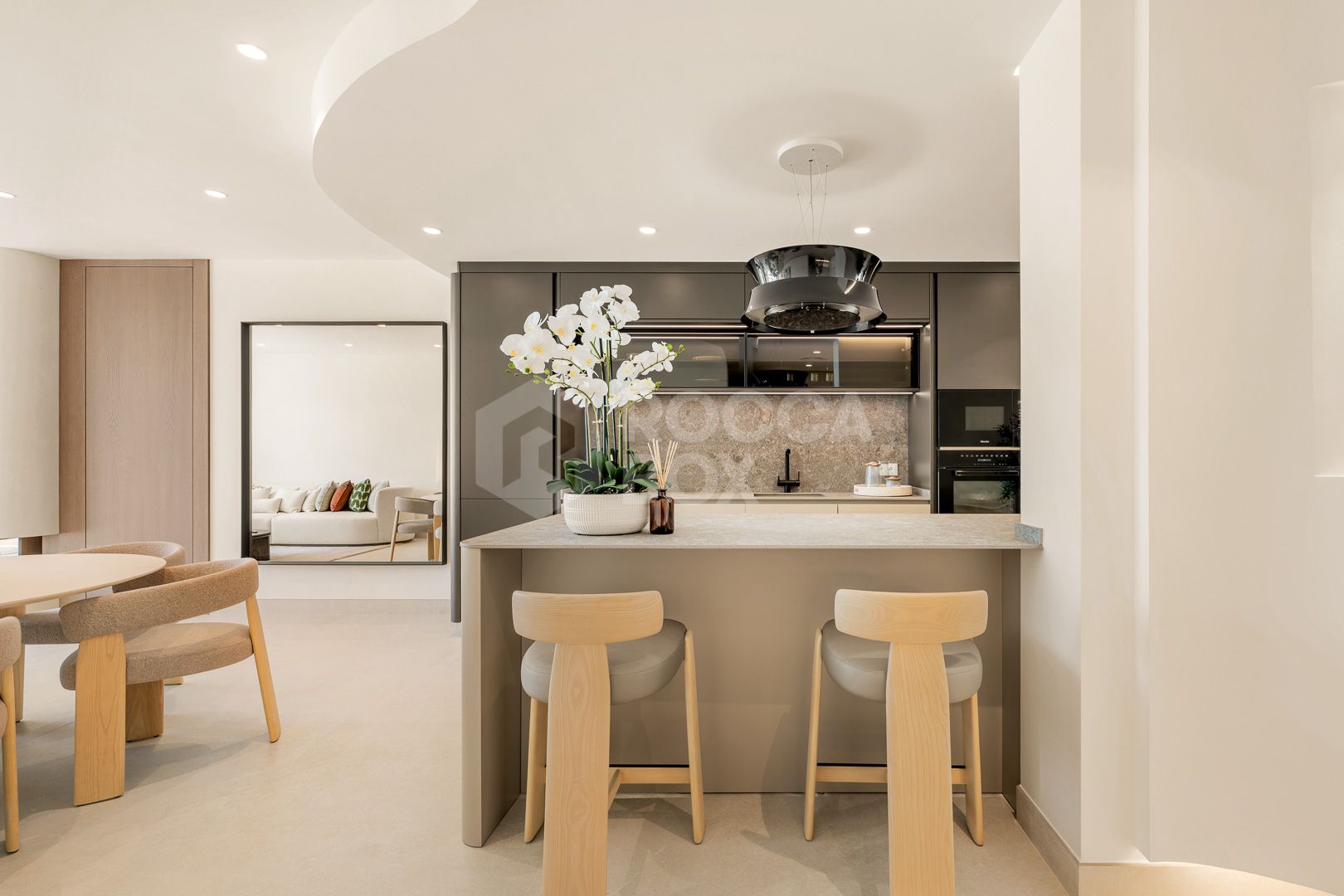 Completely renovated house with unobstructed sea views.