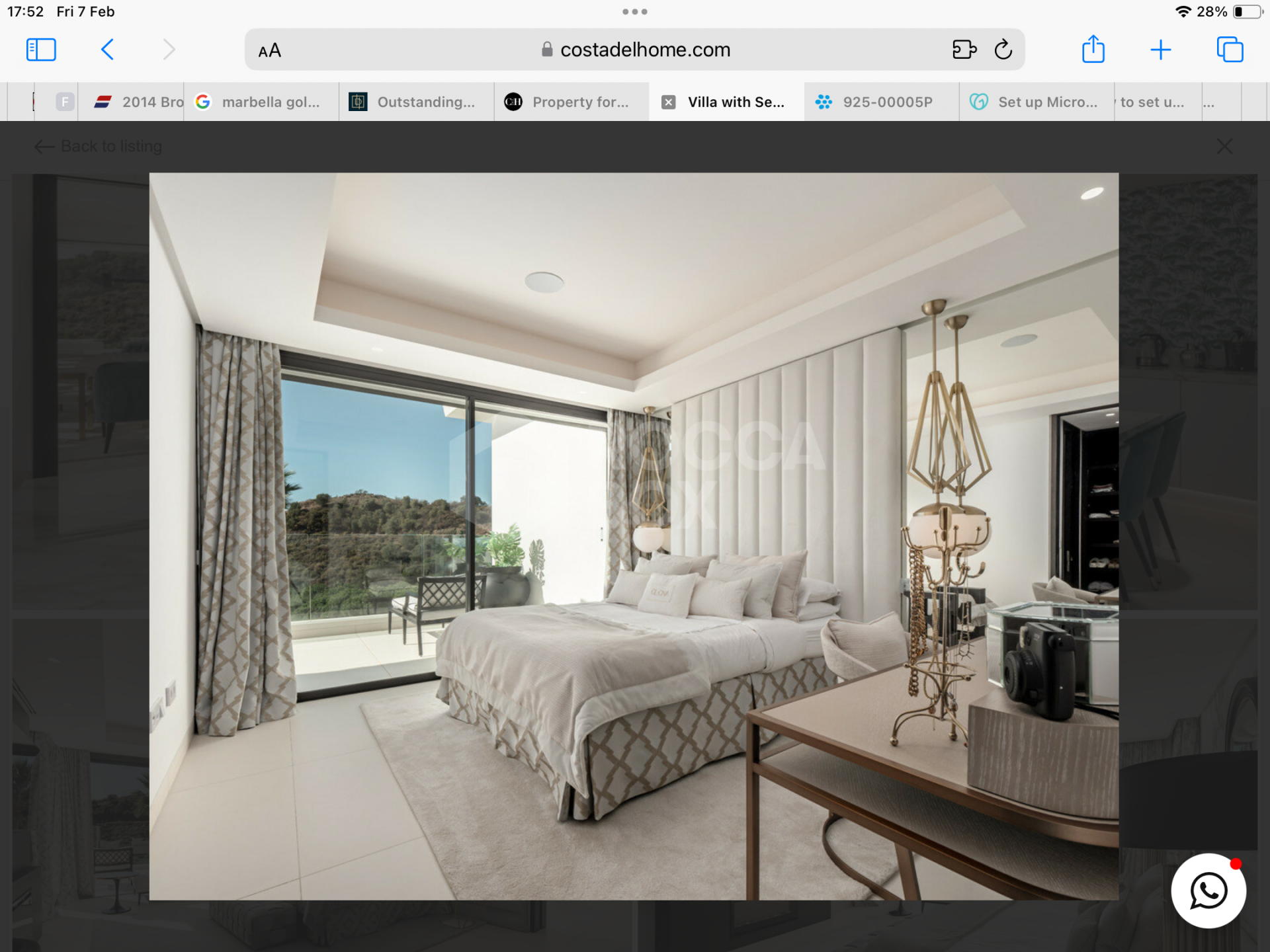 Villa with sea views Marbella golf country club