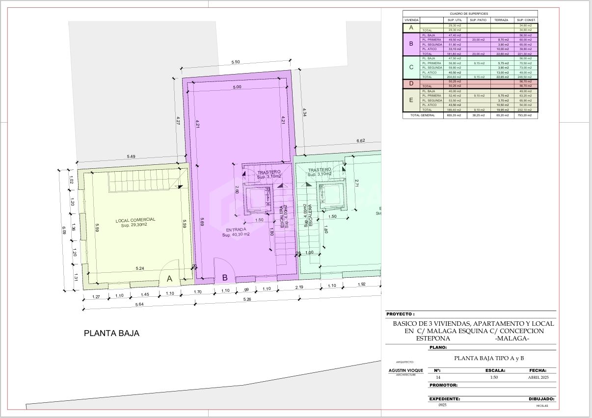 Prime Corner Plot of 190 m² in the Old Town of Estepona – 50m from the Beach, Buildable up to 800 m²