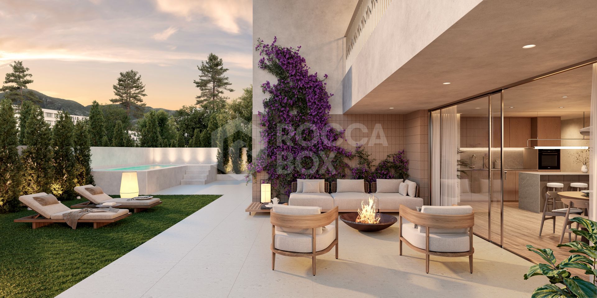 Spectacular penthouse with stunning sea views and private swimming pool