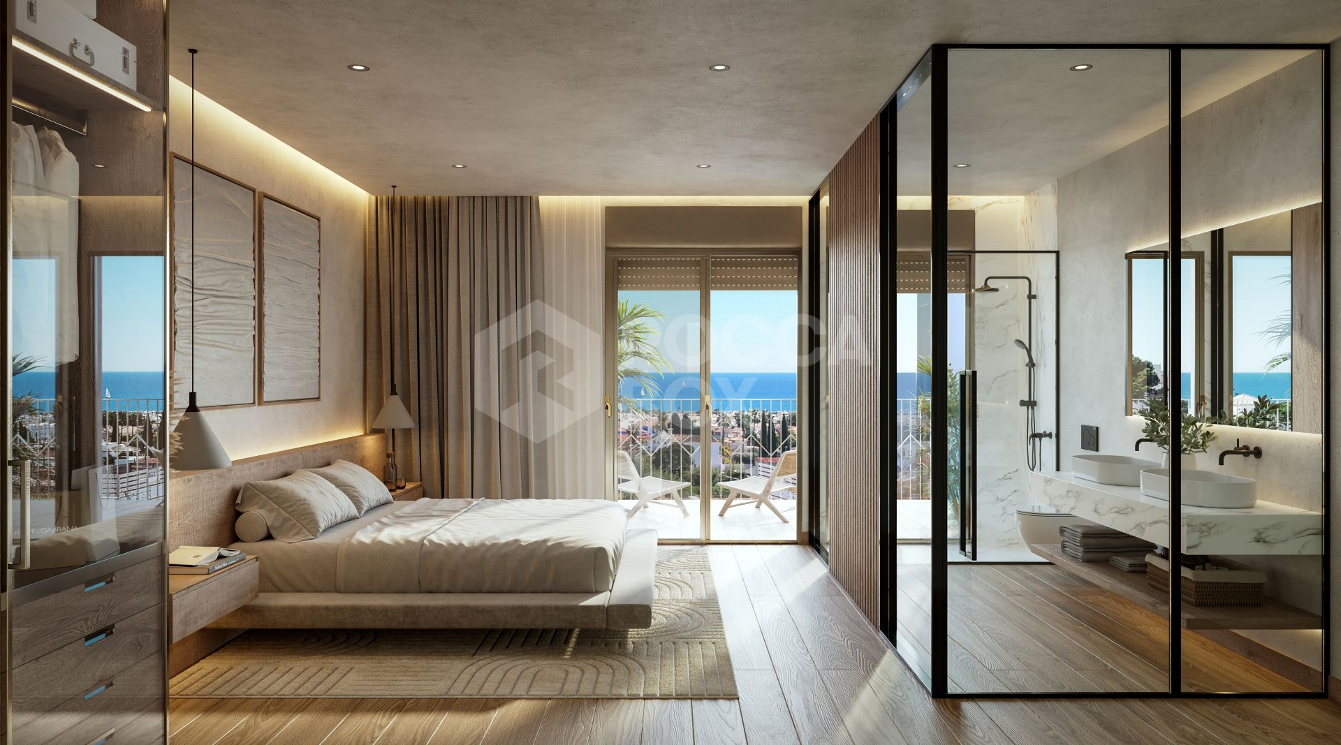 Spectacular penthouse with stunning sea views and private swimming pool
