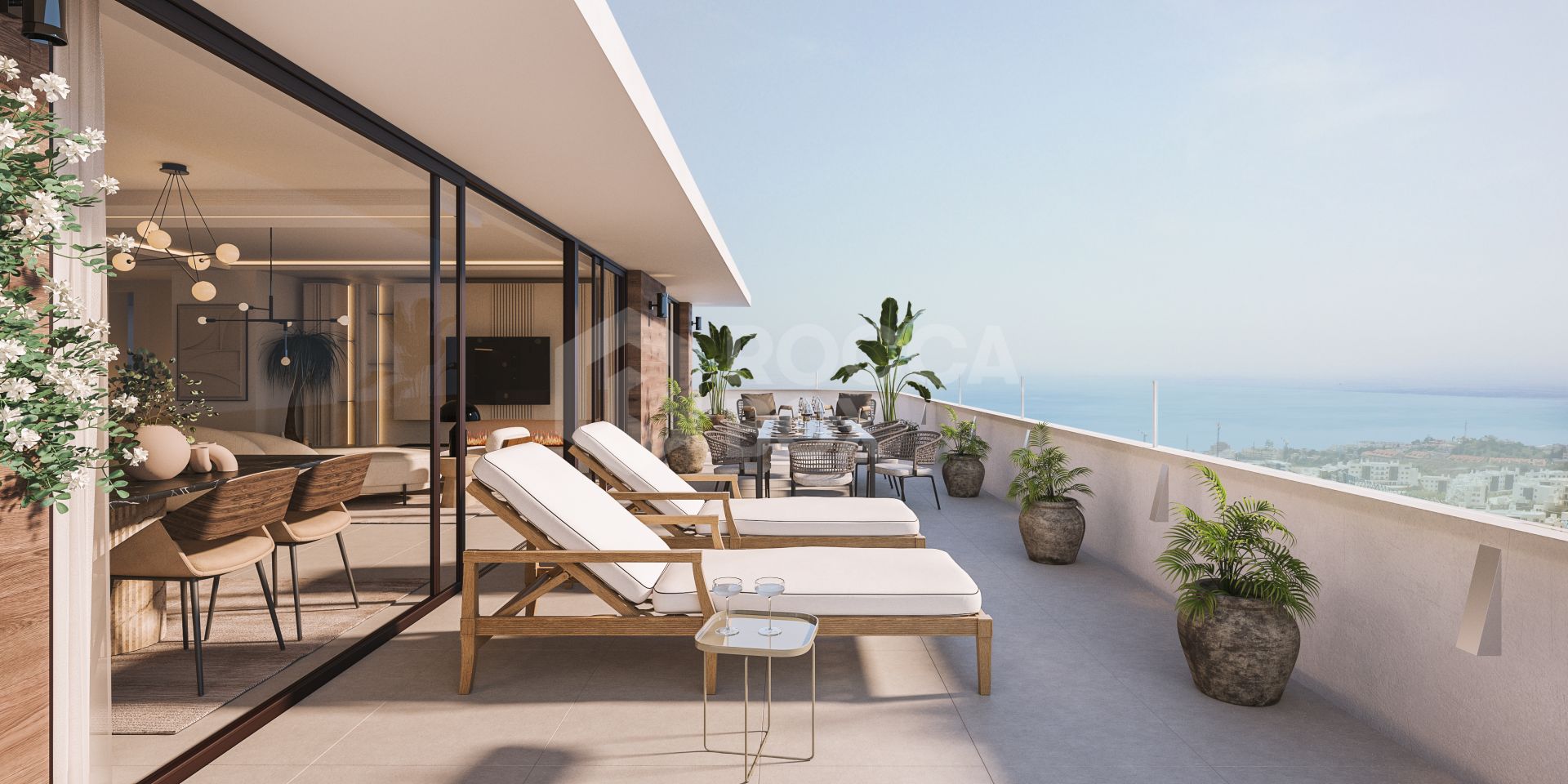 3-bedroom penthouse with sea views