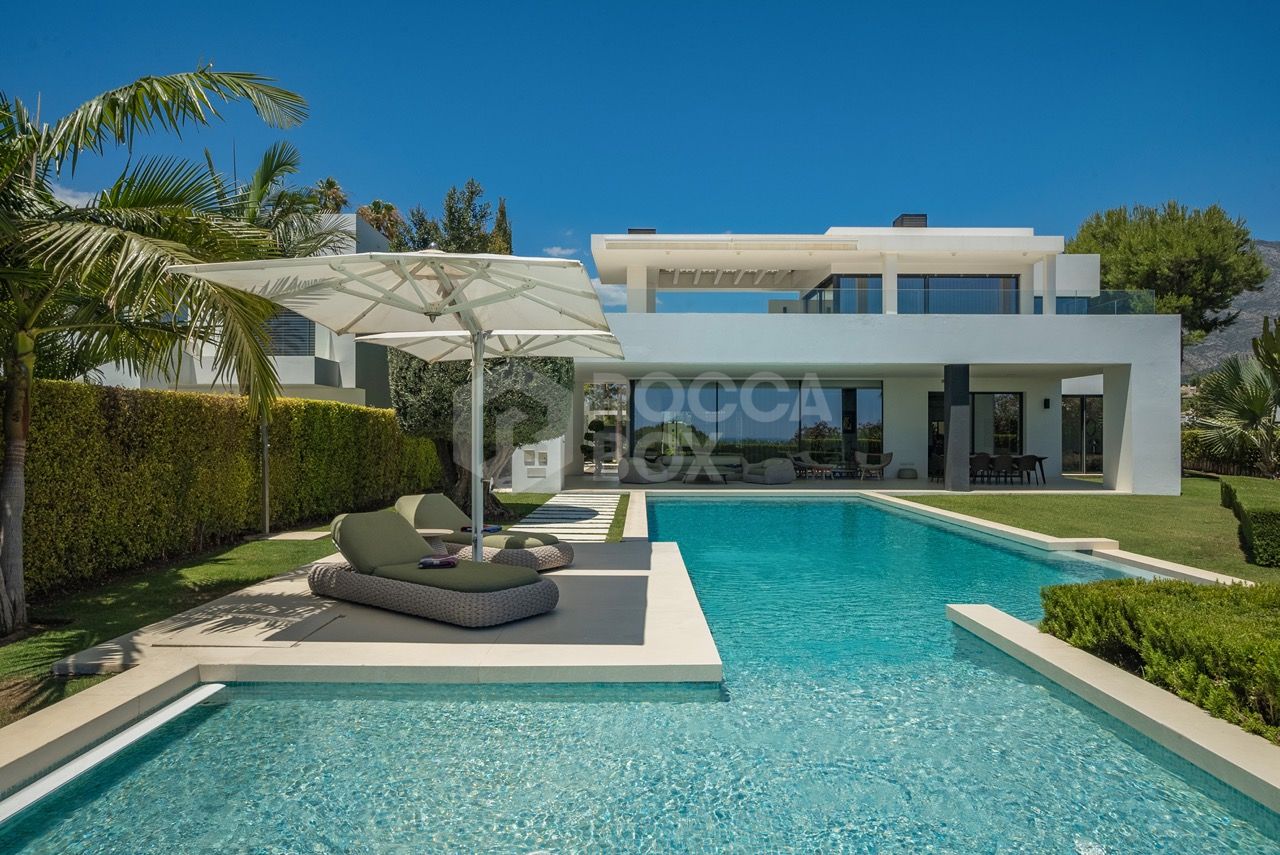 Masterpiece with Magical Sea Views in Marbella’s Prestigious Golden Mile