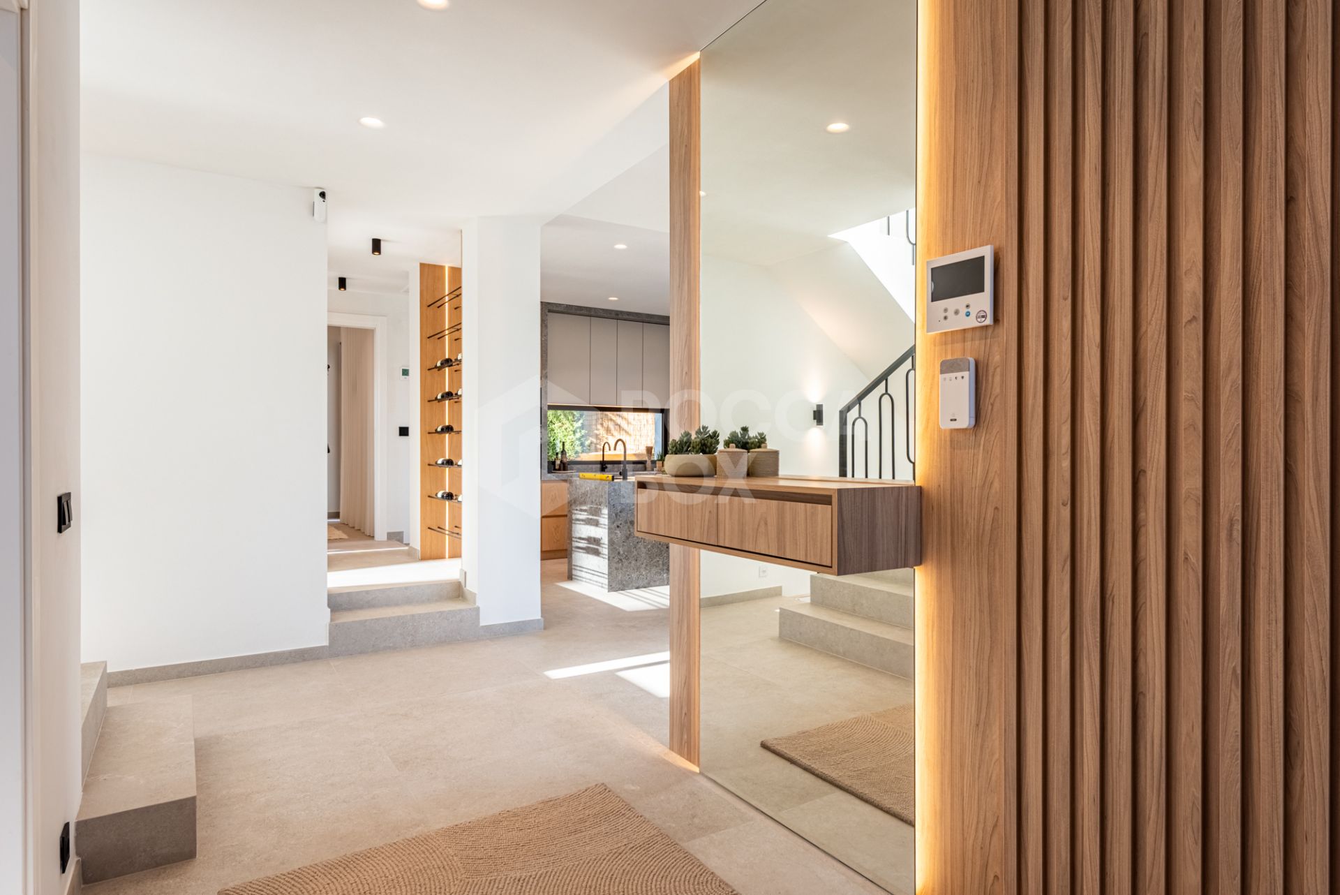 Top-renovated villa hidden inside a gated community in Nueva Andalucía.