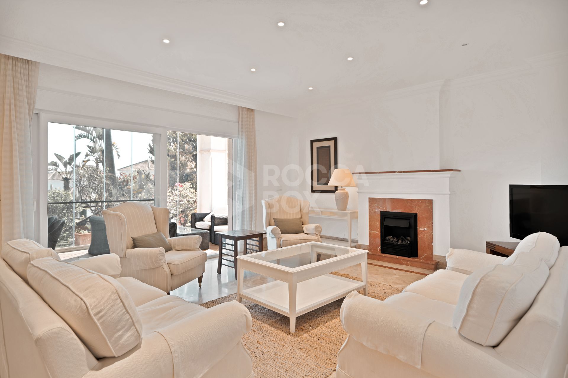 Elegant Semi-Detached Home in Santa Clara Golf – Sea Views, Private Garden & Year-Round Terrace