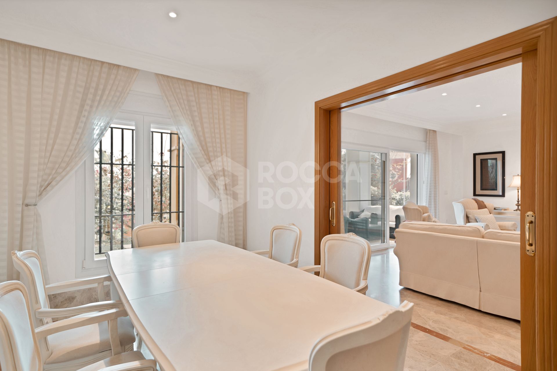 Elegant Semi-Detached Home in Santa Clara Golf – Sea Views, Private Garden & Year-Round Terrace