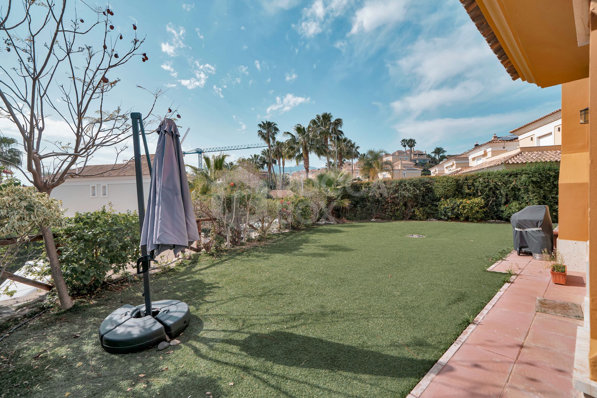 Elegant Semi-Detached Home in Santa Clara Golf – Sea Views, Private Garden & Year-Round Terrace