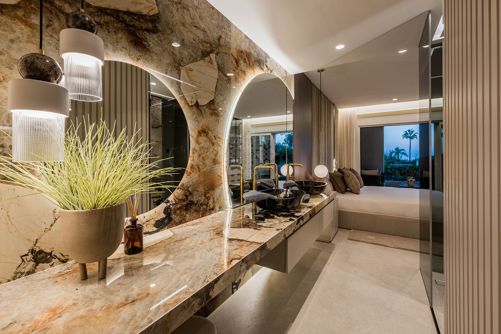 Apartament na parterze w New Golden Mile, Estepona