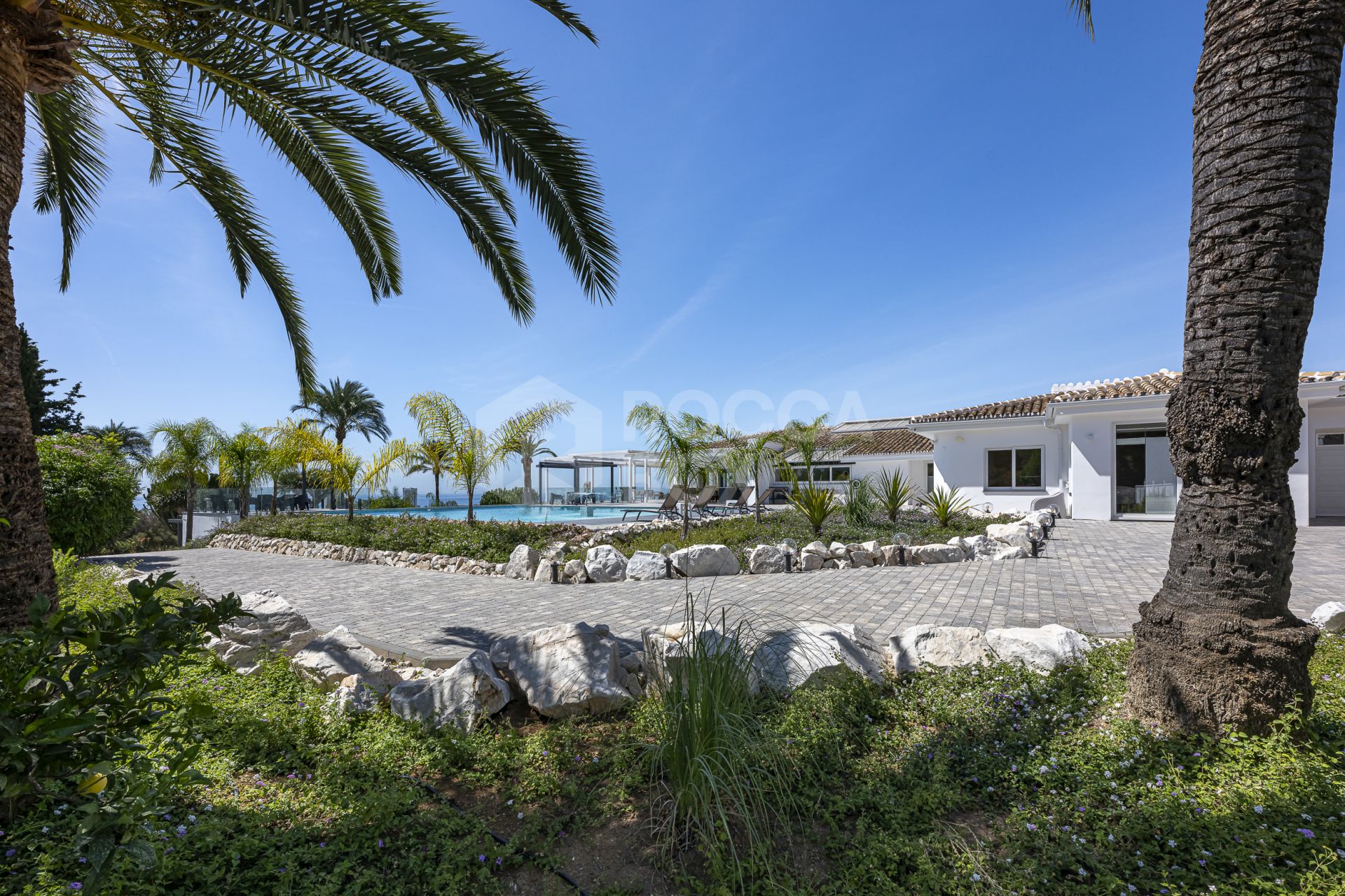 Luxury sea-view villa with development potential for sale in Elviria, Marbella East