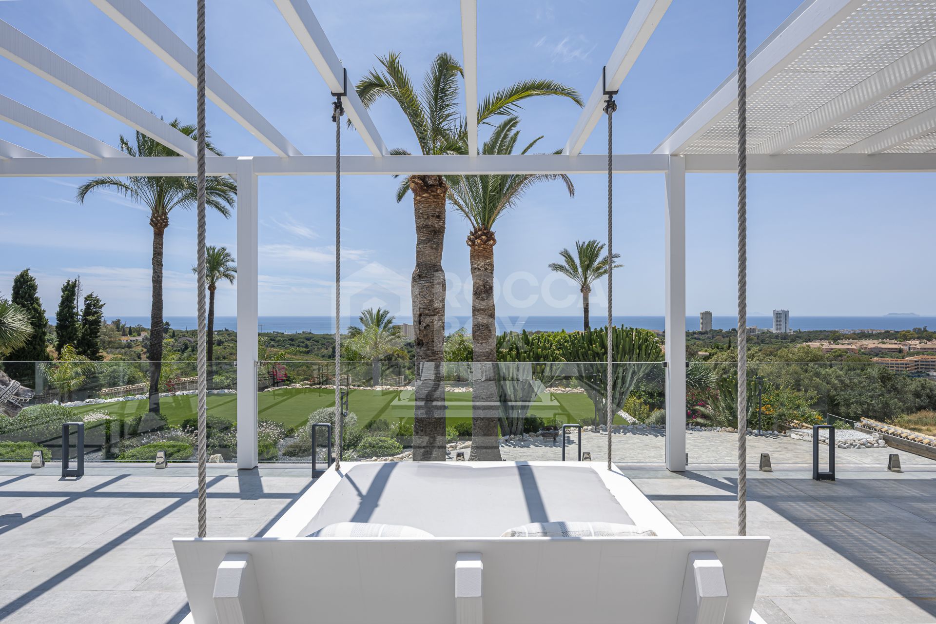 Luxury sea-view villa with development potential for sale in Elviria, Marbella East