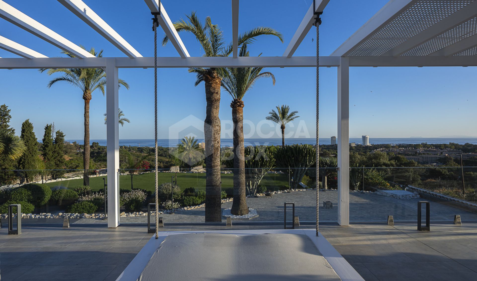 Luxury sea-view villa with development potential for sale in Elviria, Marbella East