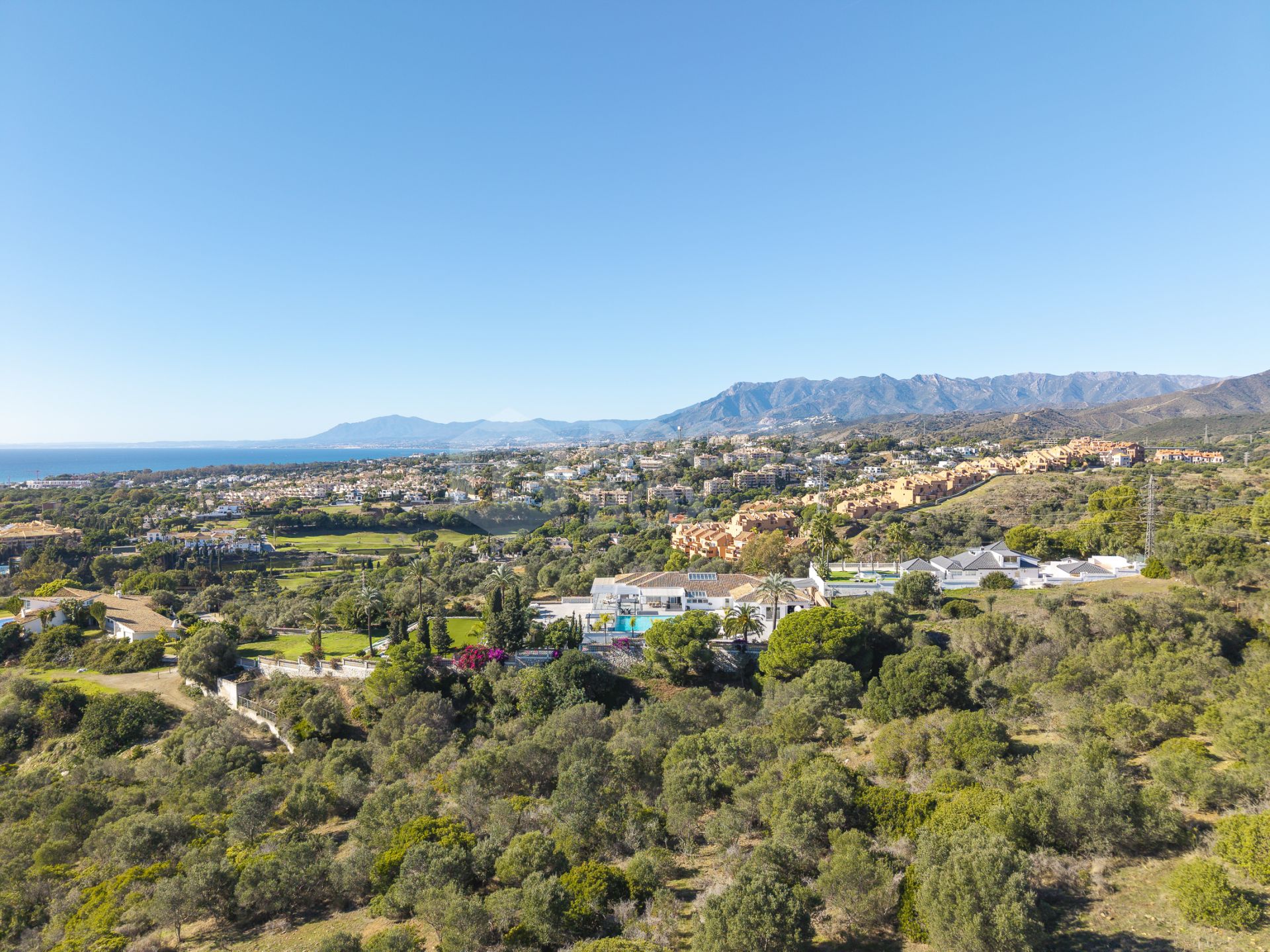 Luxury sea-view villa with development potential for sale in Elviria, Marbella East