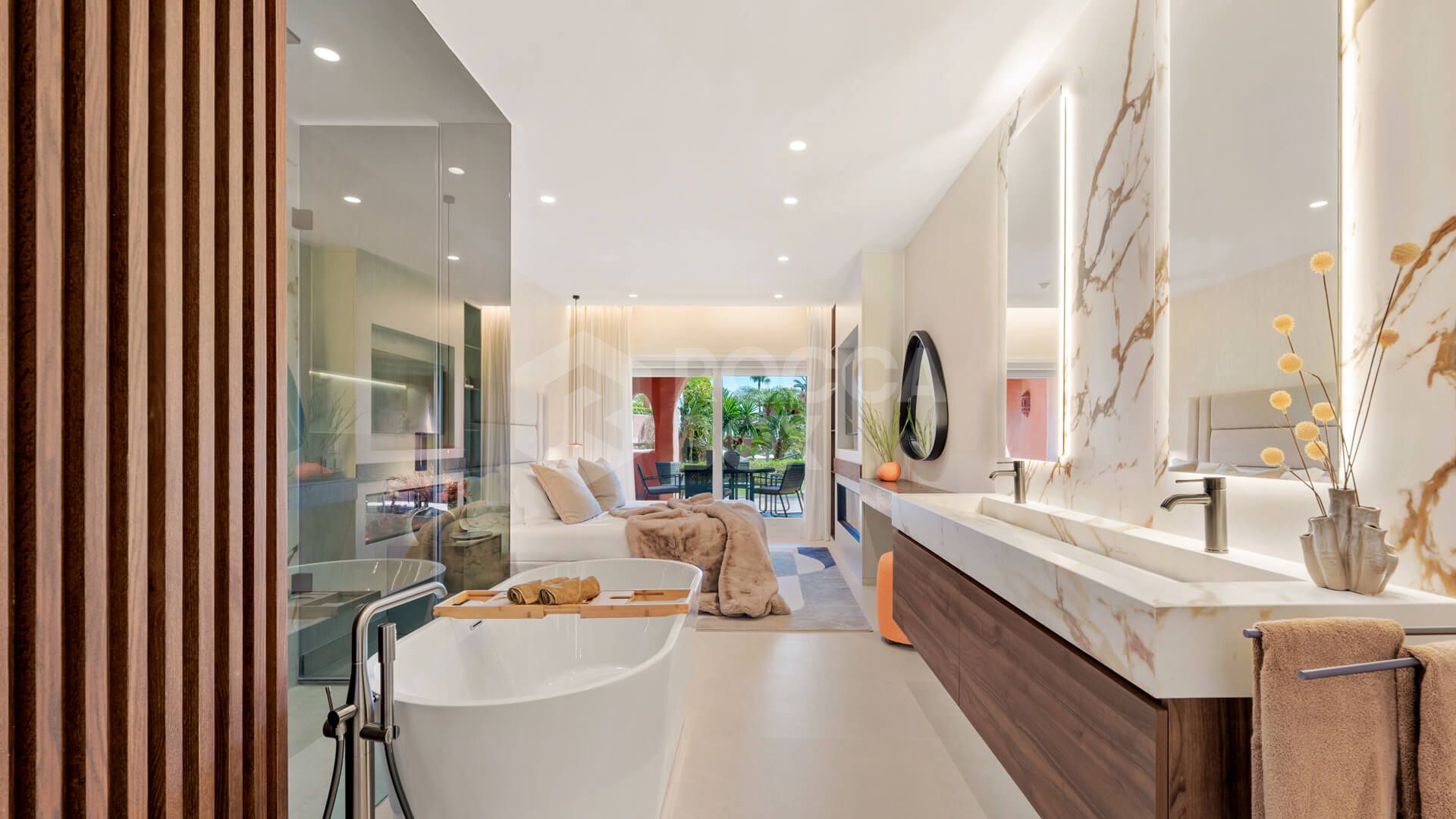 Amazing South facing 3 bedroom and 3-bathroom ground floor apartment
