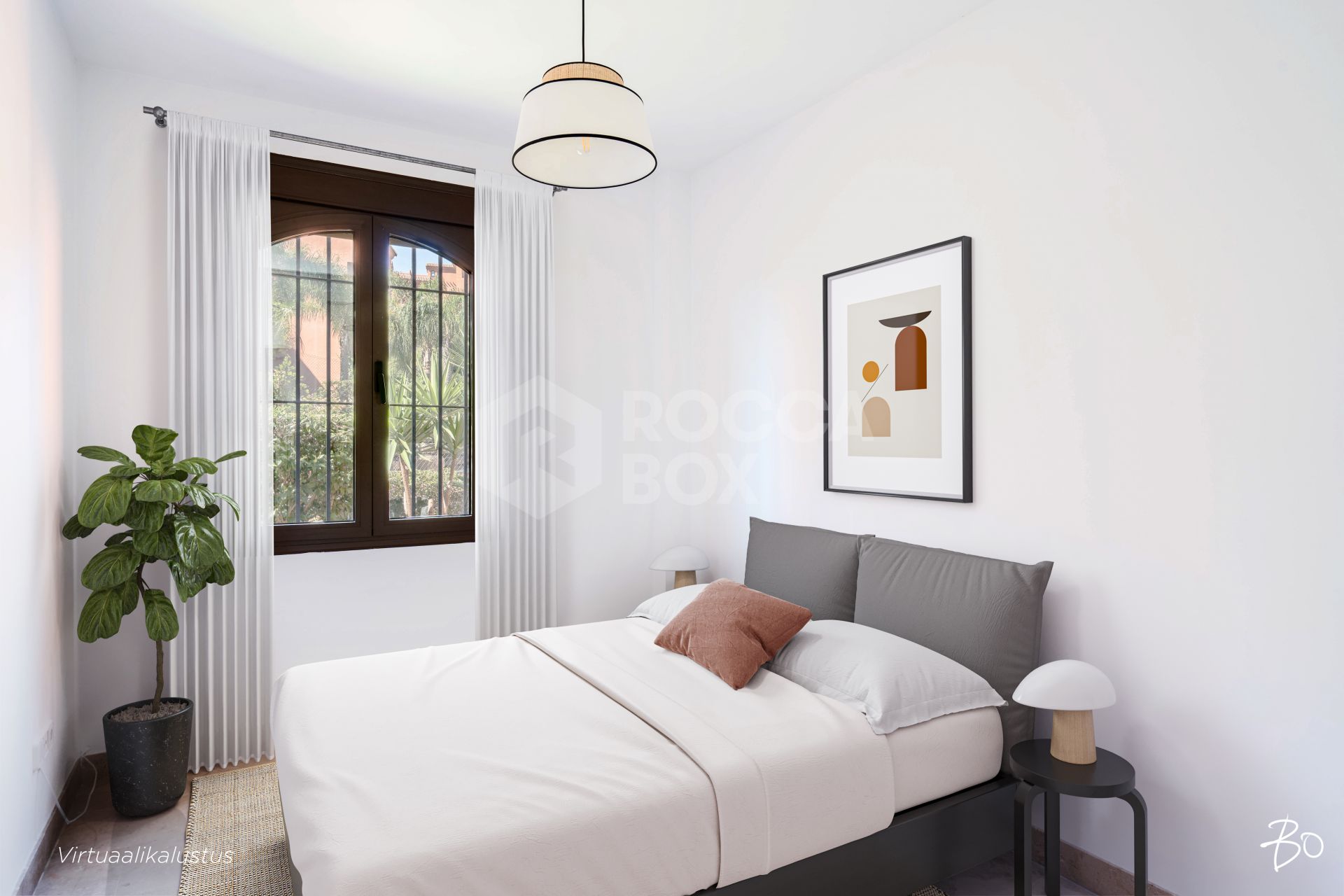 Elegant Coastal Living in Estepona – Corner Garden Apartment with Style & Serenity in Costa Galera