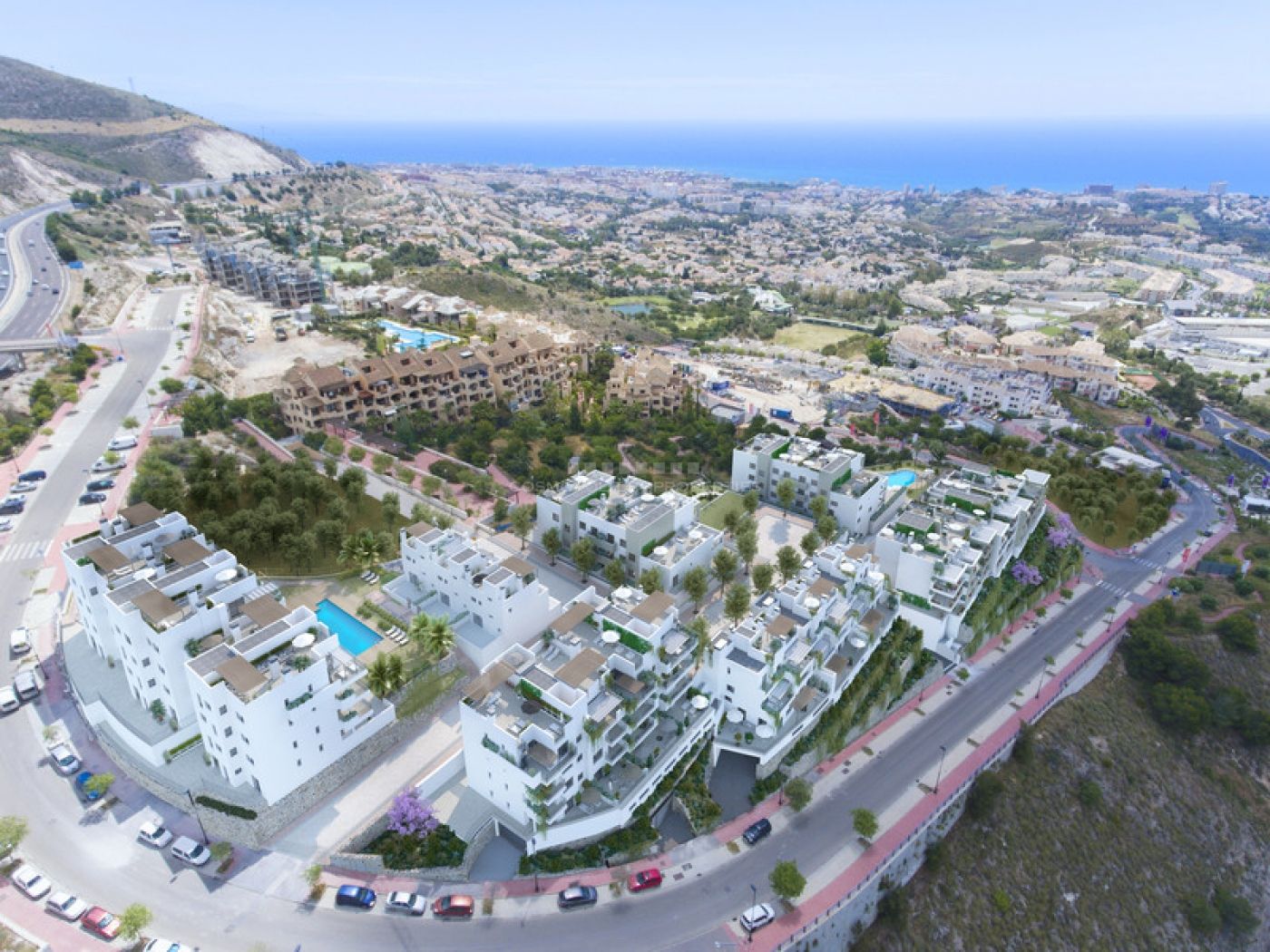 New Horizon is an exclusive development of 2 or 3 bedrooms in Benalmadena close to sea