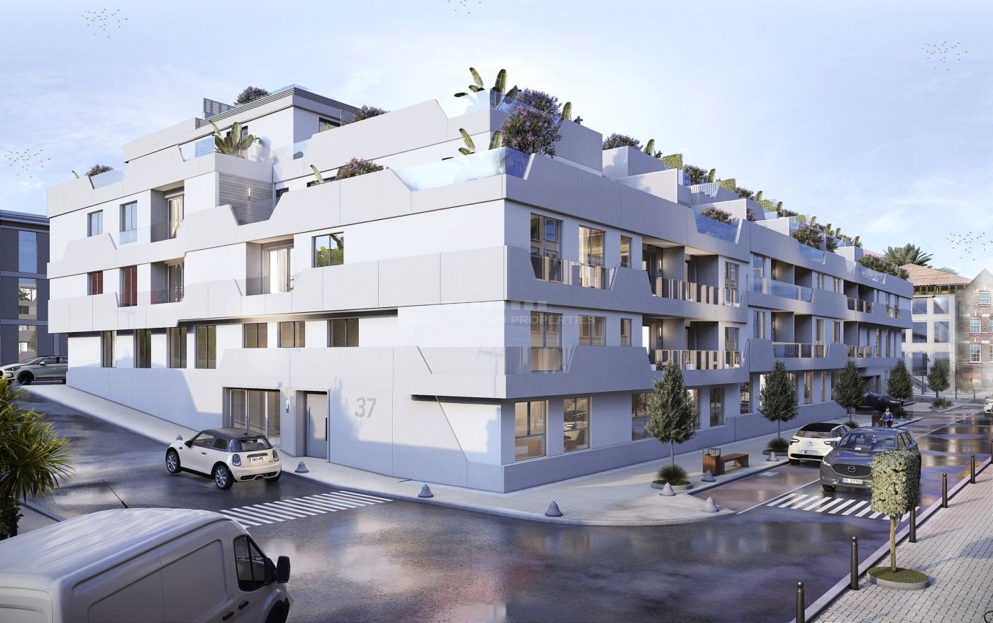 New promotion of high-quality apartments in Las Lagunas de Mijas.