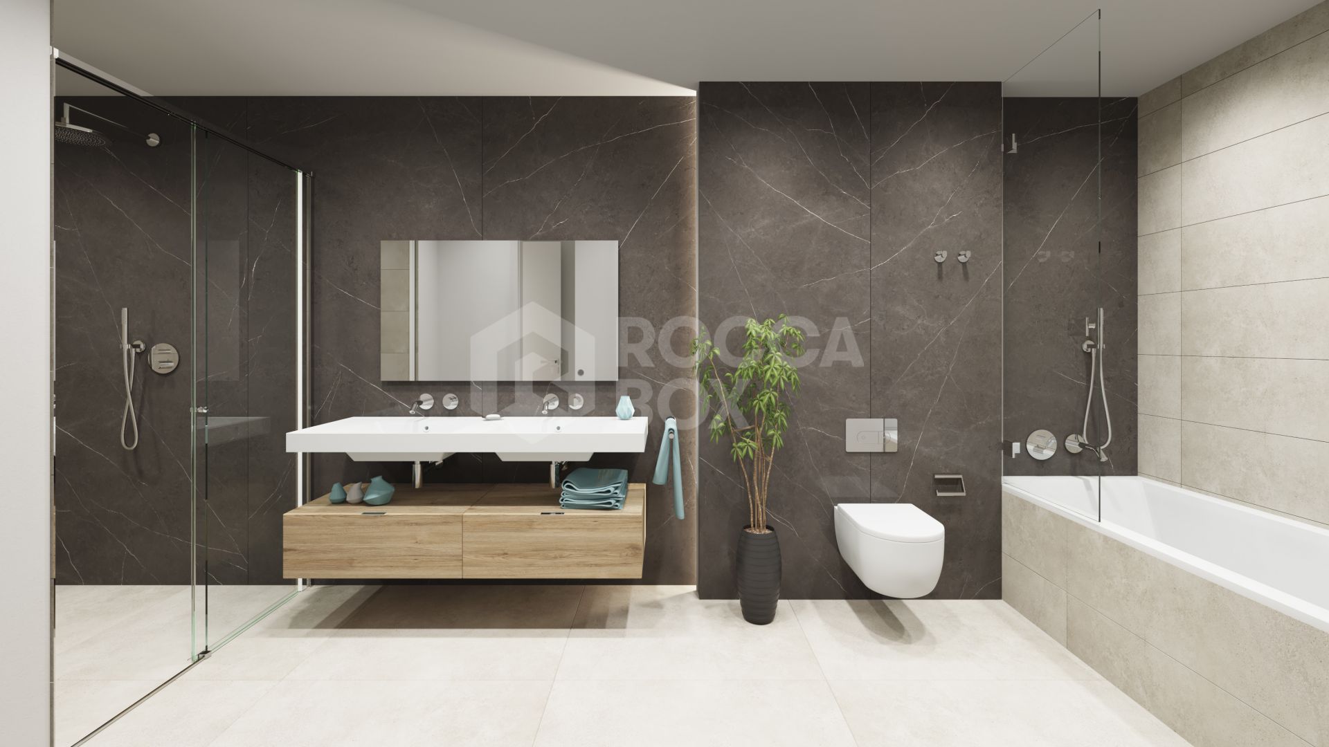 CONSTRUCTION STATED!!!! Newly built 3 bedroom flat with panoramic sea and coast views at TIARA, on the Golf Valley