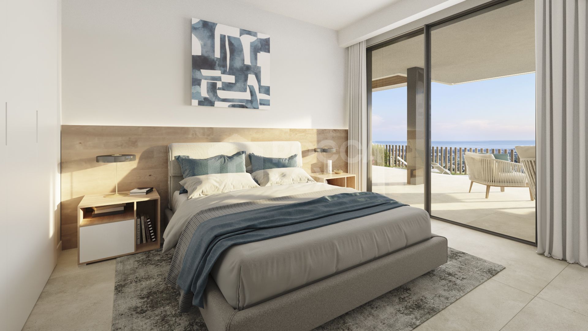 CONSTRUCTION STATED!!!! Newly built 3 bedroom flat with panoramic sea and coast views at TIARA, on the Golf Valley