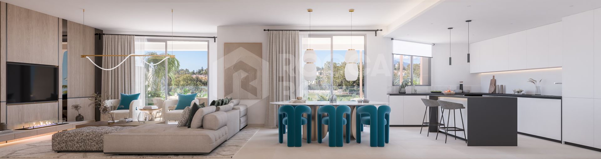 Breeze is a spectacular project of 34 amazing apartments and penthouses, located in front line golf in Marbella