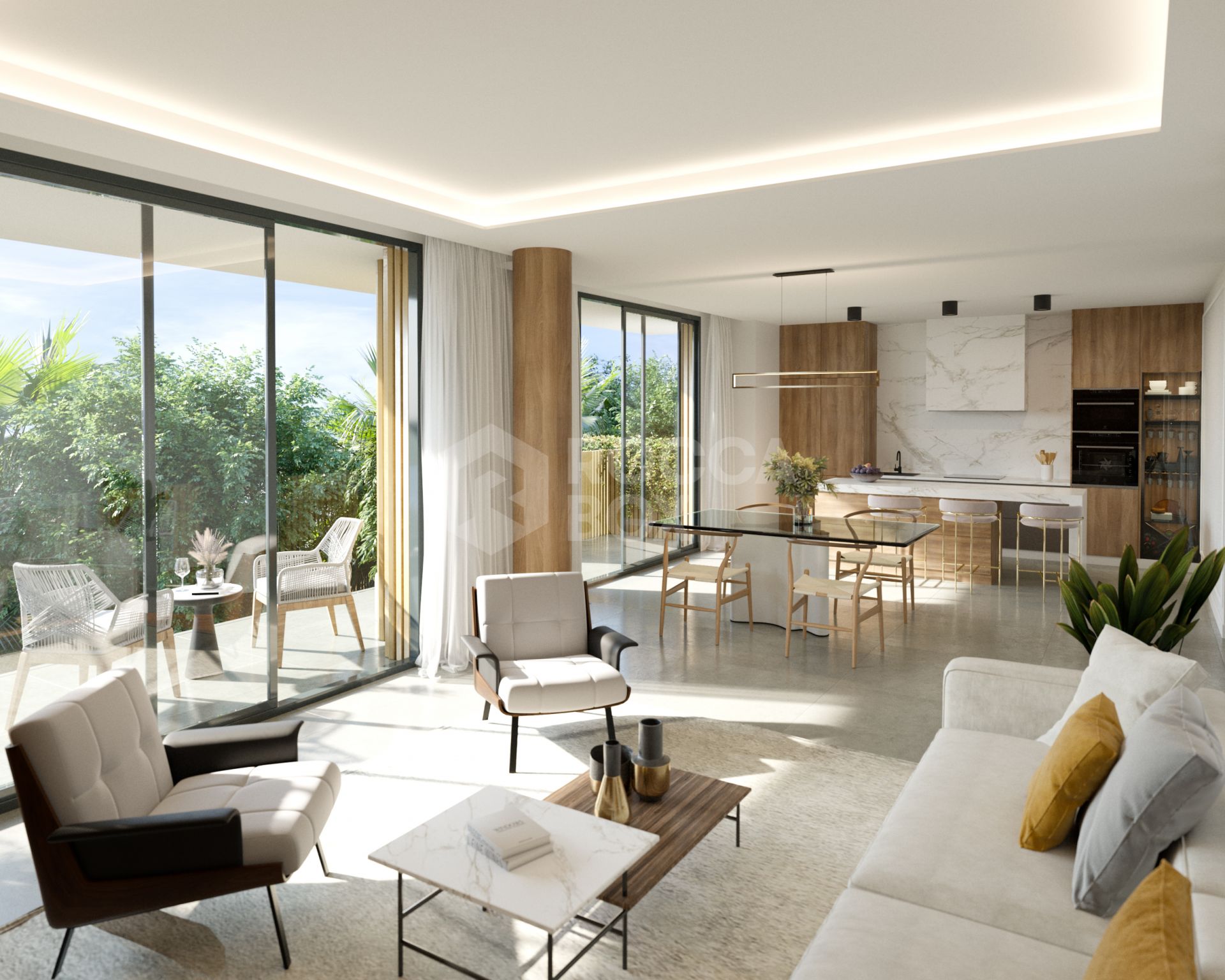 New development of 2 and 3 bedroom apartments and duplex penthouses in Marbella Centro