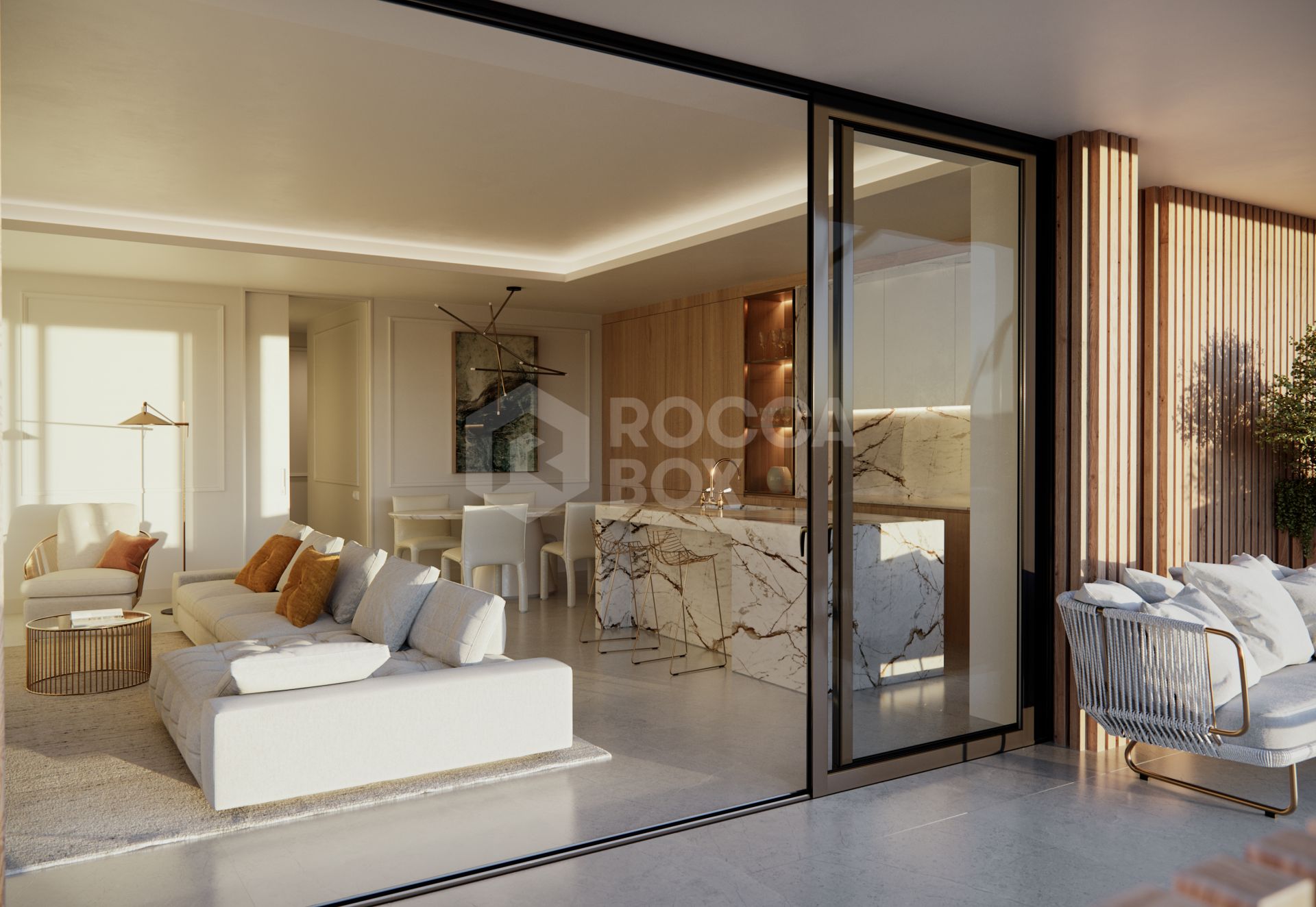 New development of 2 and 3 bedroom apartments and duplex penthouses in Marbella Centro