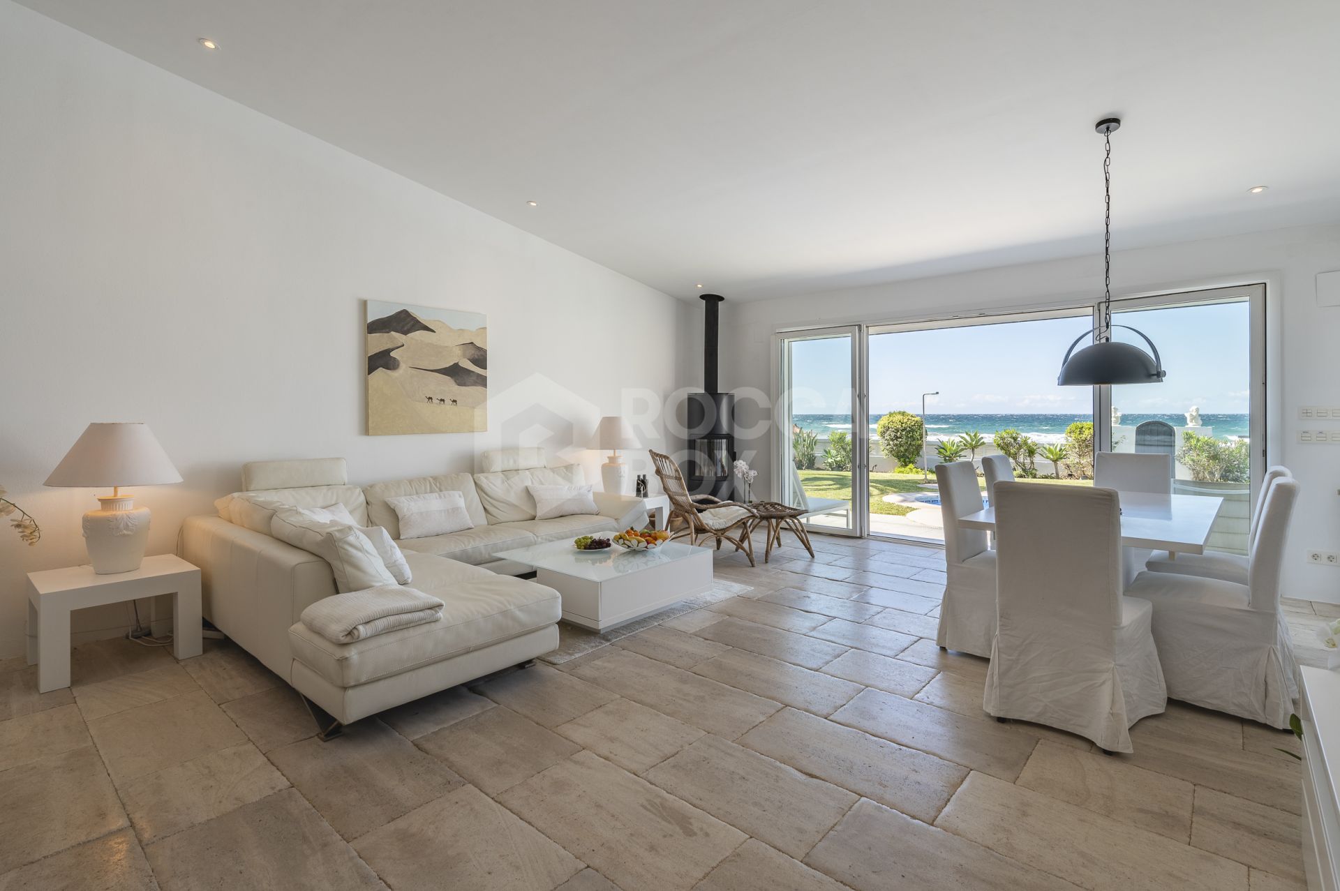 Stunning First Line Beach Villa in Vistamar Costabella Marbella