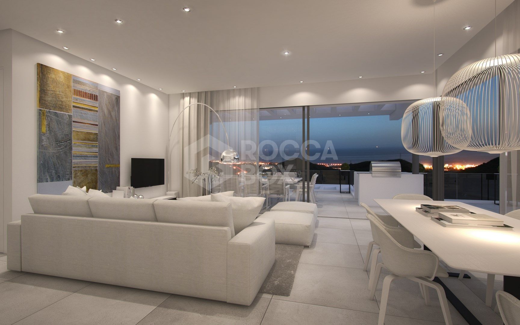 ARFA1118 - Modern sea view apartments for sale above Marbella Centre