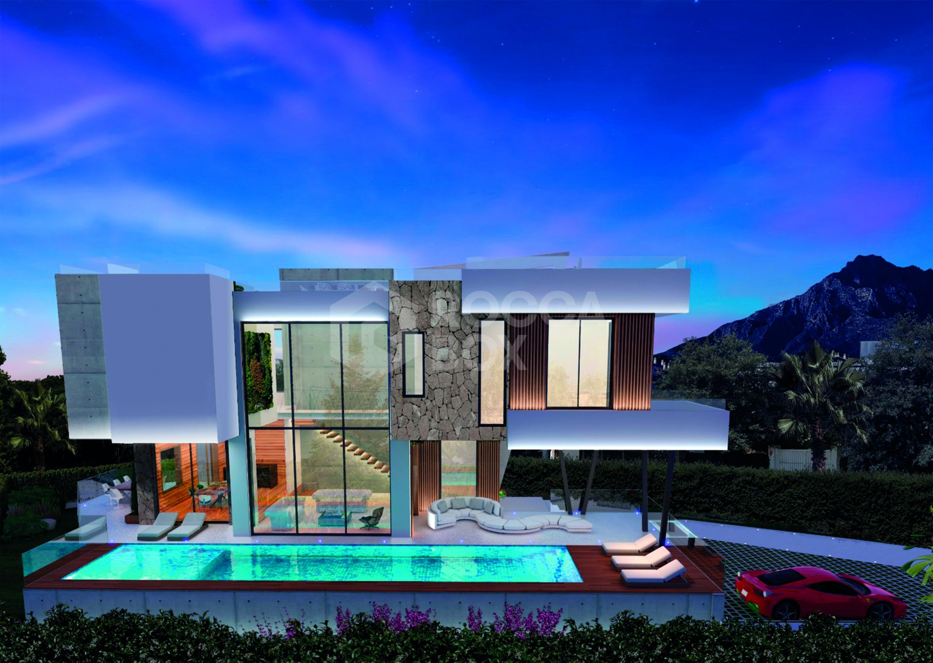 ARFV2289 - Astonishing contemporary beachside villa in an idyllic location in Marbella for sale