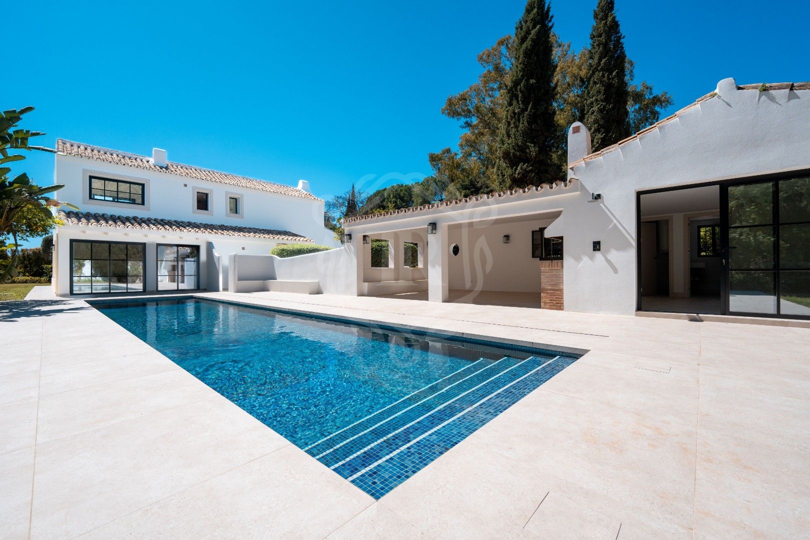 Luxurious 5-Bedroom Renovated Villa in Benahavis Amidst Stunning Countryside