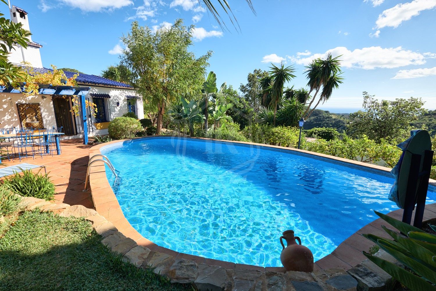 CHARMING FINCA IN THE MOUNTAINS OF ESTEPONA WITH GOOD ACCESS TO SERVICES AND GREAT PRIVACY