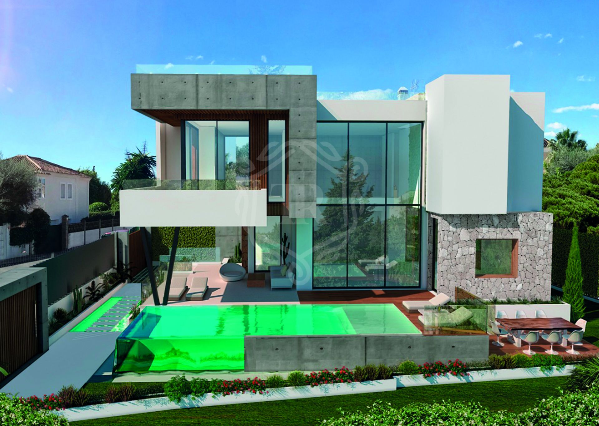 Contemporary new build Villas in Marbella Golden Mile