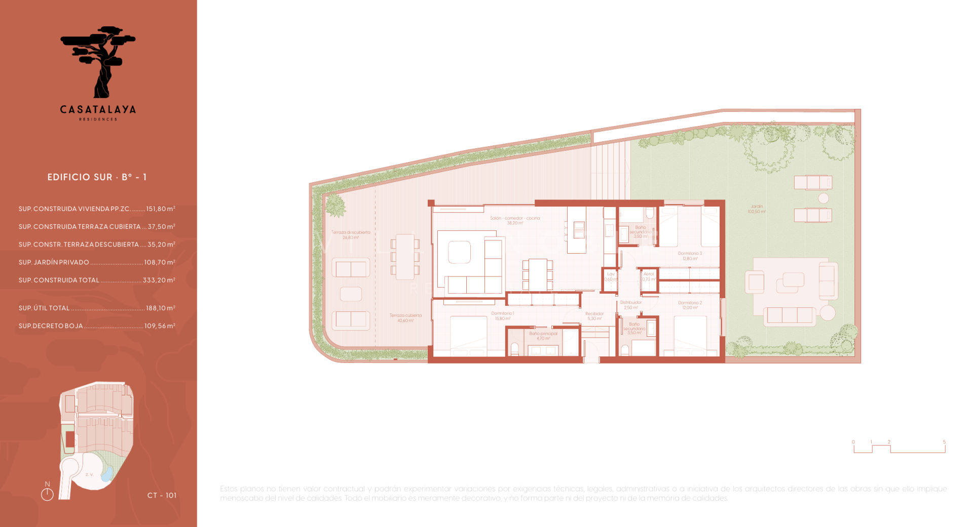 Casatalaya Torremuelle: Neubau-Gartenwohnung mit 3 Schlafzimmern nahe dem Strand