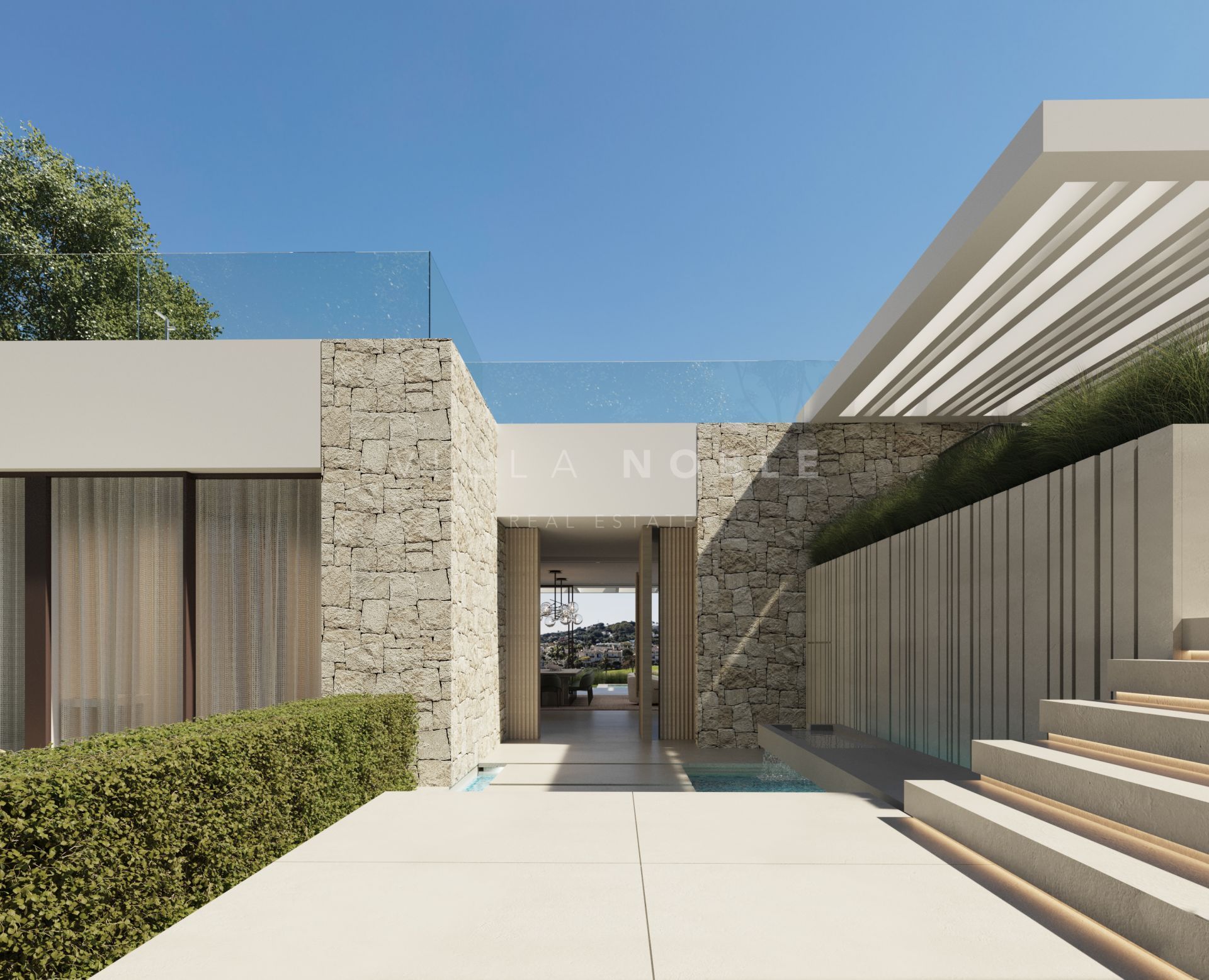 Outstanding design villa frontline golf position in Nueva Andalucía, Marbella