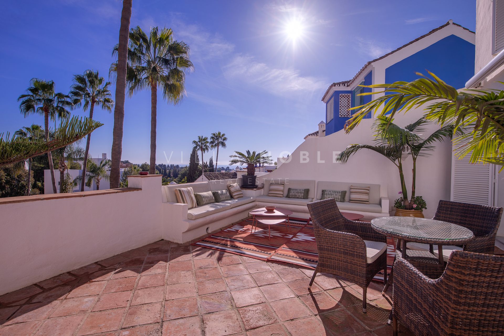 Charming Andalusian semi detached house in privileged gated community, Marbella